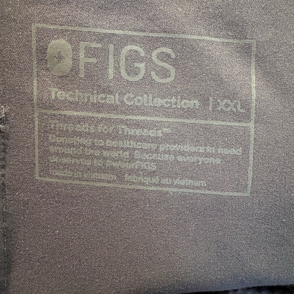Figs Grey Gray Scrub Pants XXL - Picture 5 of 5